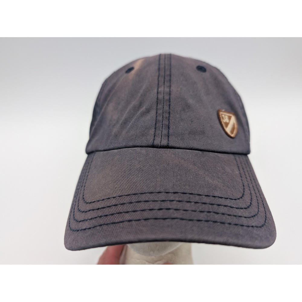 Daniel Cremieux Collection Navy Blue Cotton Adjustable Baseball Cap Shield Logo